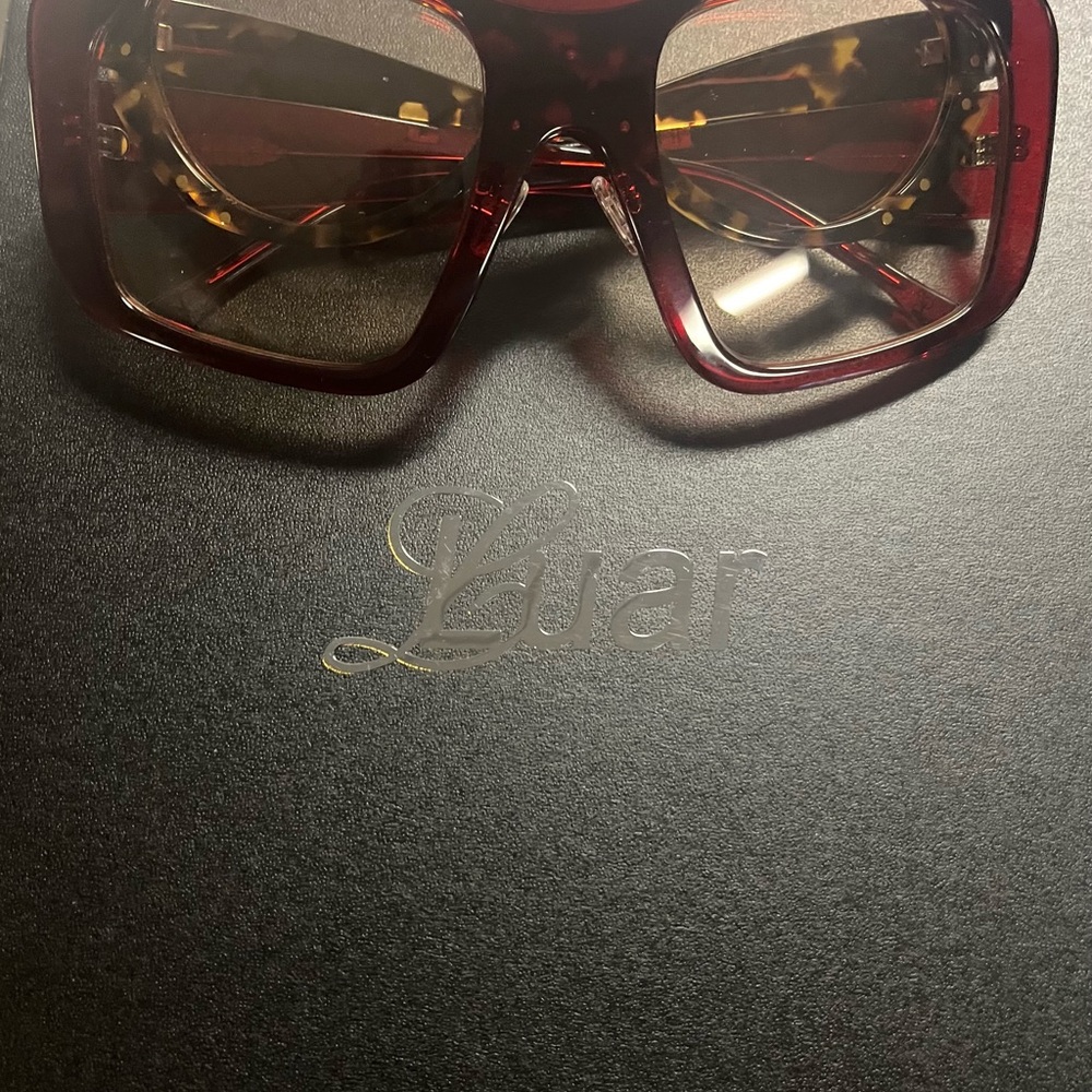 Luar glasses brand new come with box bag and cleaning cloth brand new